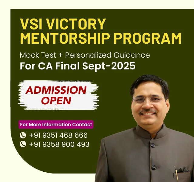 VSI VVMP for CA Final Sept. 2025