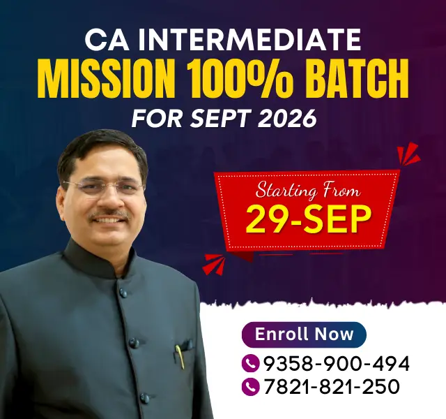 Mission 100 Percent Batch CA Intermediate for Sept. 2026