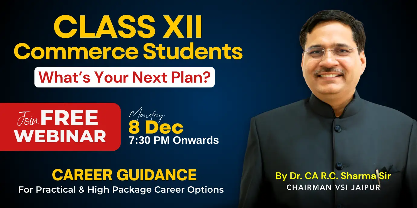 Class 12th Appearing Commerce Students Free Live Webinar Class 12th Appearing Commerce Students Free Live Webinar