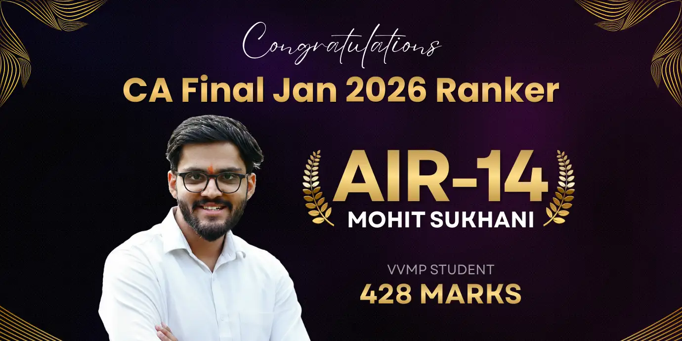 AIR 14 Mohit Sukhani CA Final Jan 2026 AIR 14 Mohit Sukhani CA Final Jan 2026