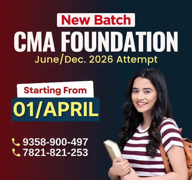 New Batch for CMA Foundation June 2026 New Batch for CMA Foundation June 2026