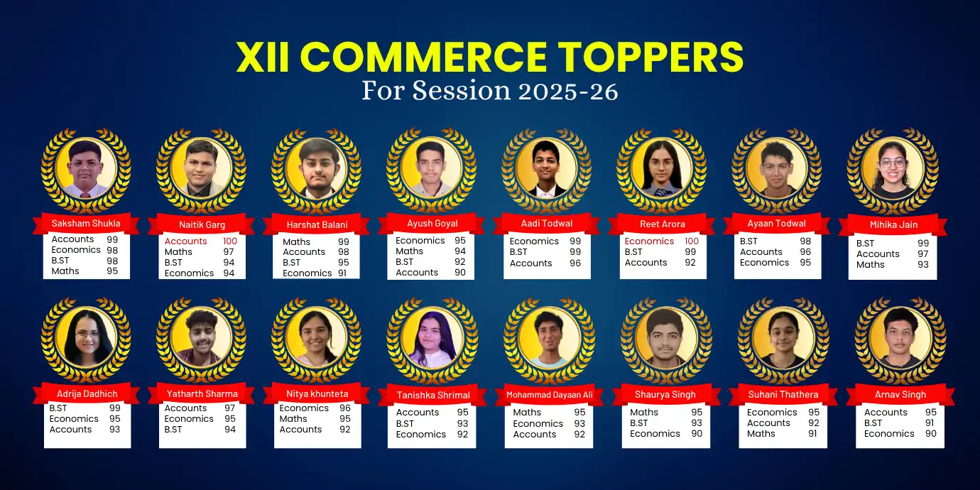 VSI Jaipur Class 12 CBSE Board Toppers 2025-26 VSI Jaipur Class 12 CBSE Board Toppers 2025-26
