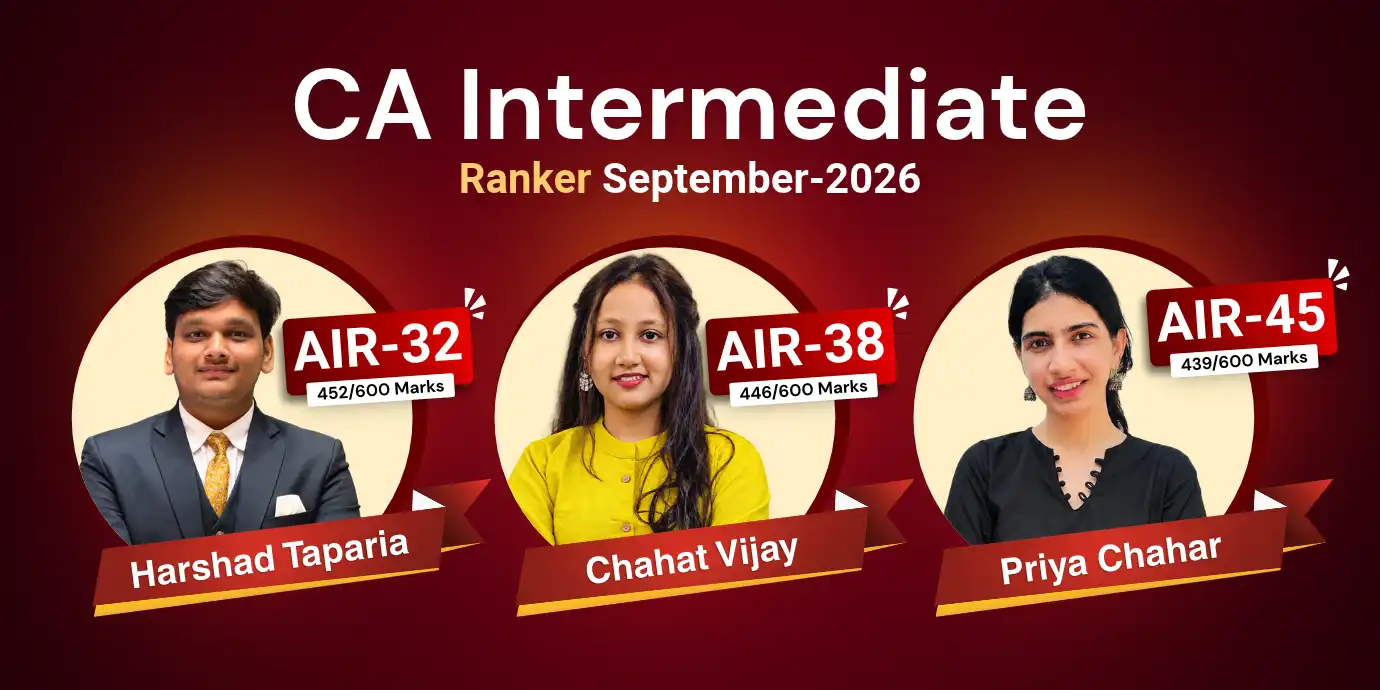 CA Inter Sept 2026 All India Rankers from VSI Jaipur CA Inter Sept 2026 All India Rankers from VSI Jaipur