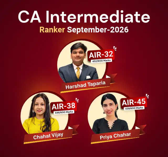 CA Inter Sept 2026 All India Rankers from VSI Jaipur CA Inter Sept 2026 All India Rankers from VSI Jaipur