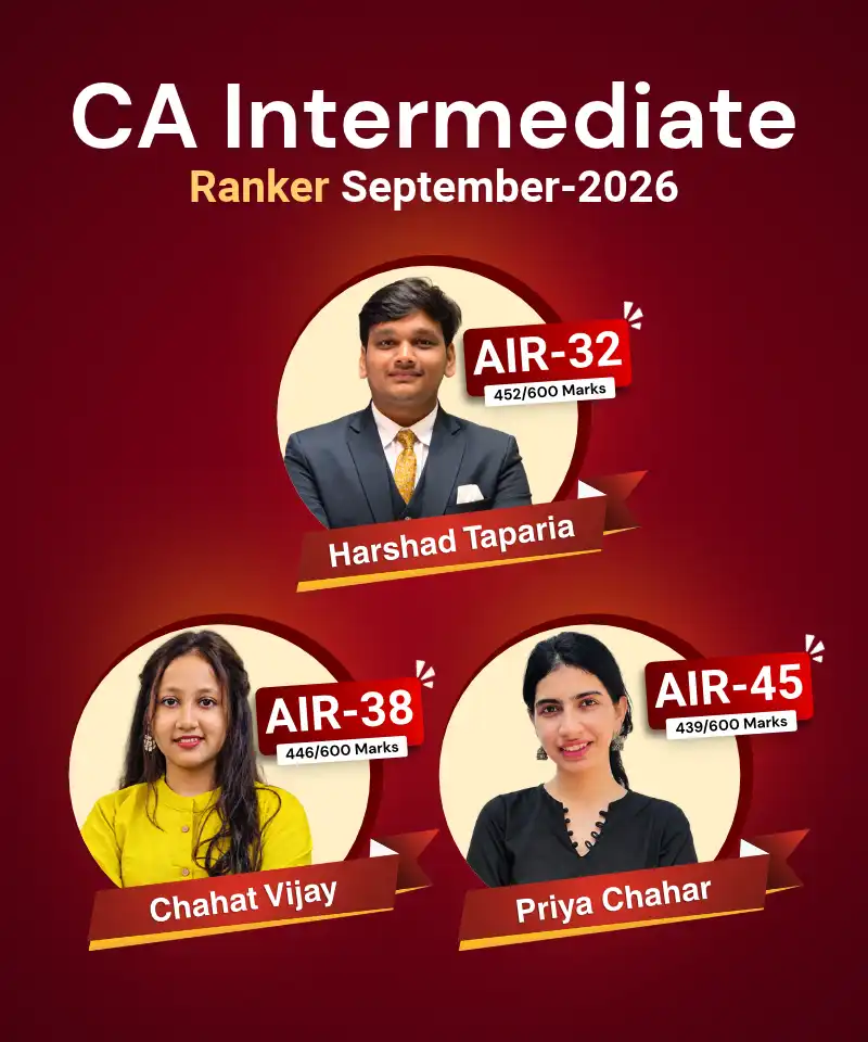 CA Intermediate September 2026 Ranker
