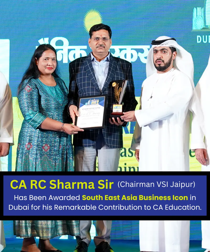 Dr. CA R.C. Sharma Sir has been Awarded South East Asia Business Icon in Dubai