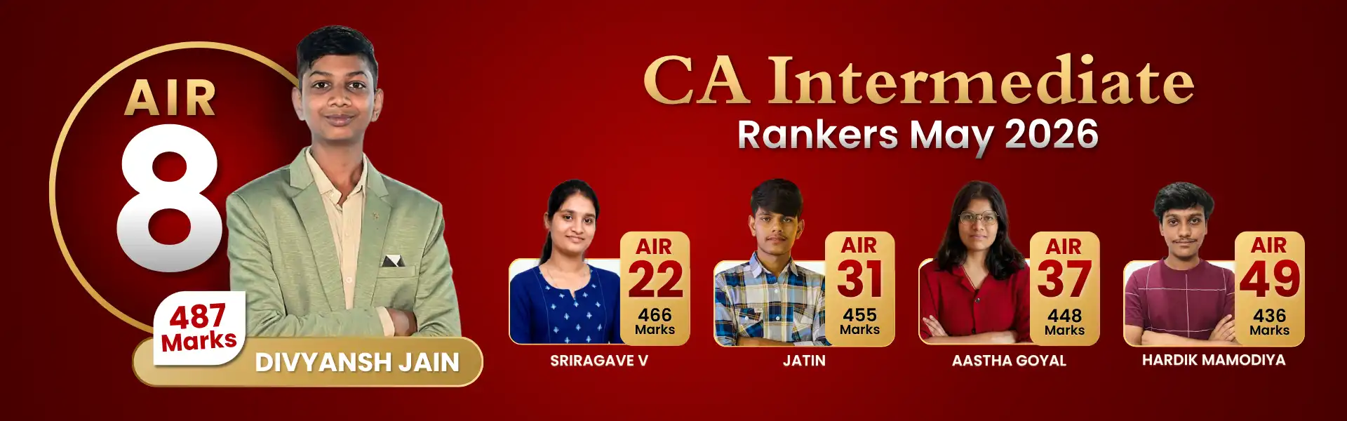 CA Inter May 2026 Topper
