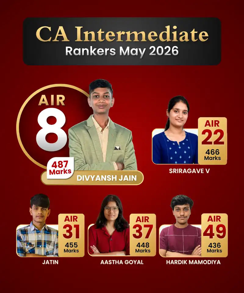 CA Inter May 2026 Topper