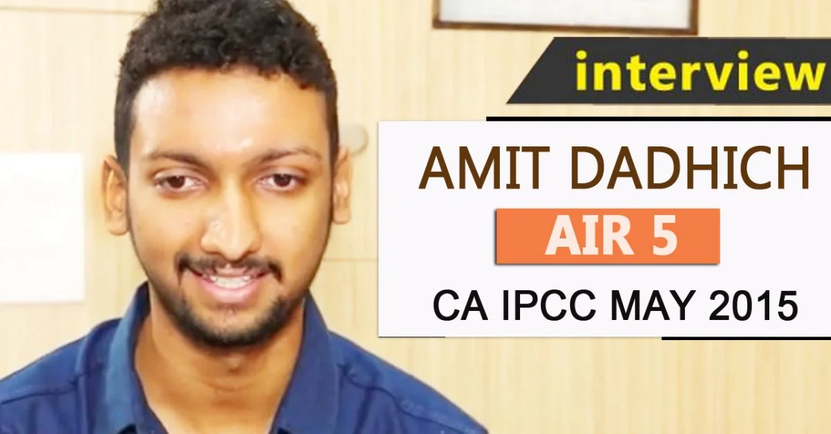 interview with amit dadhich ipc may 2015 AIR 5