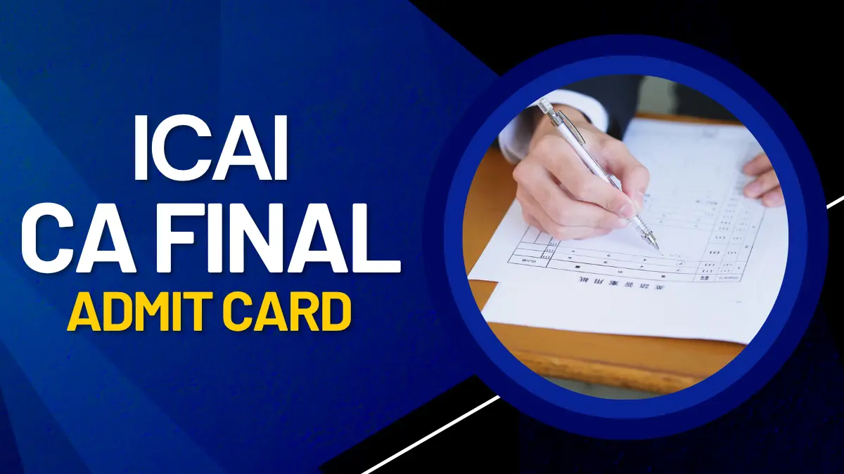 CA Final Admit Card