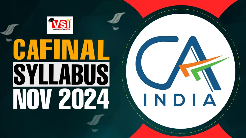 CA Final Syllabus Nov 2024
