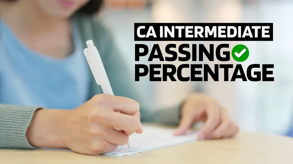 ICAI CA Intermediate Passing Percentage