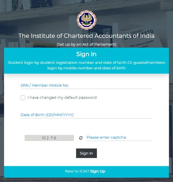 Sign in to download the ICAI CA Foundation Books
