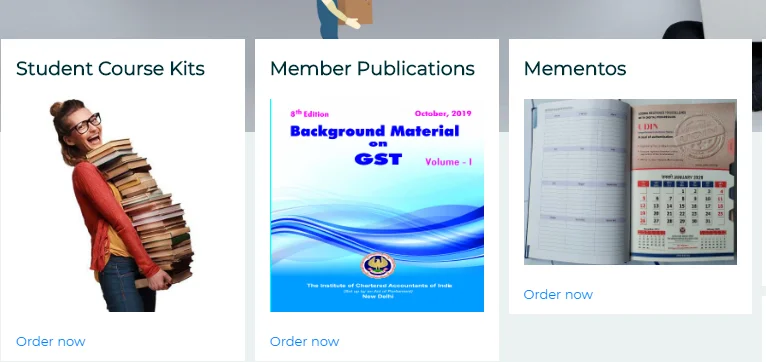 downloading the CA foundation books from the ICAI website 