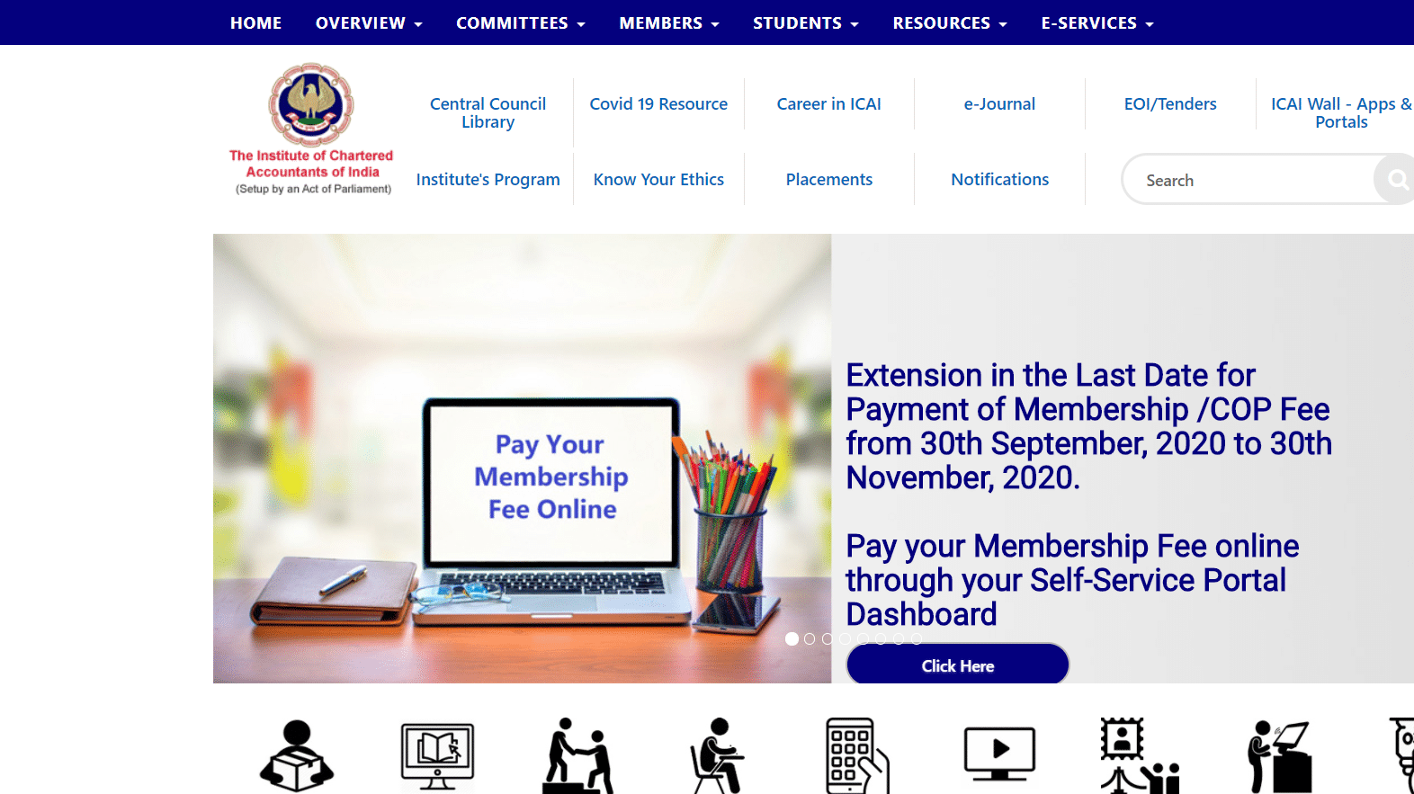 17 Step by Step process to Enrol for CA Course