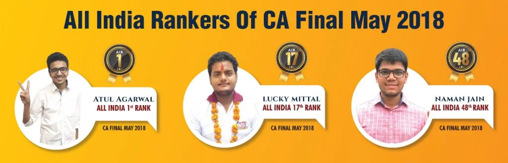 CA Final May 2018 Rankers