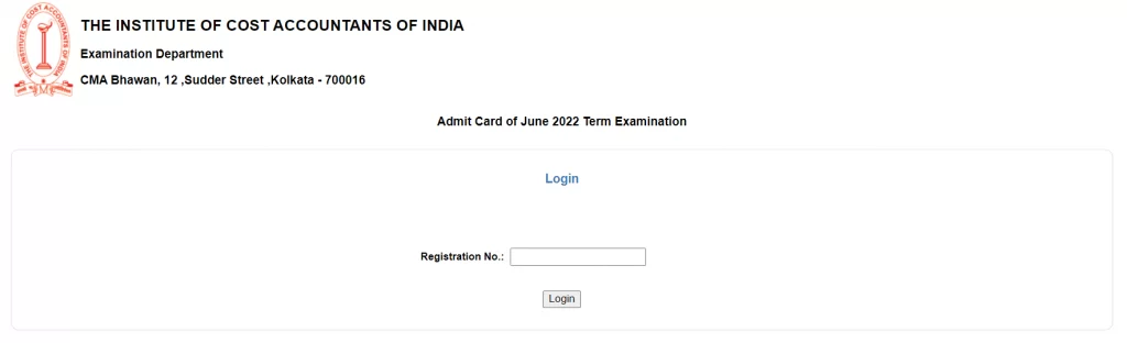 Downloading CMA Admit Card for Jan 2023 Exams