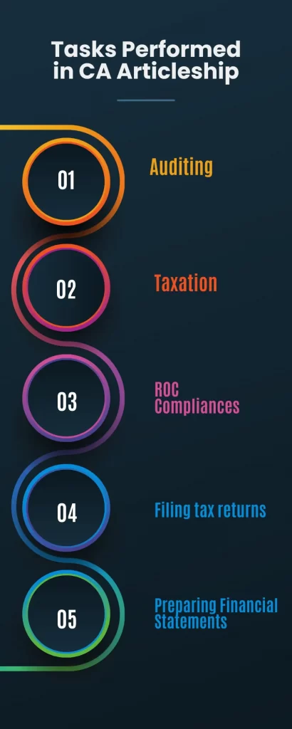 Tasks Performed in the CA Articleship