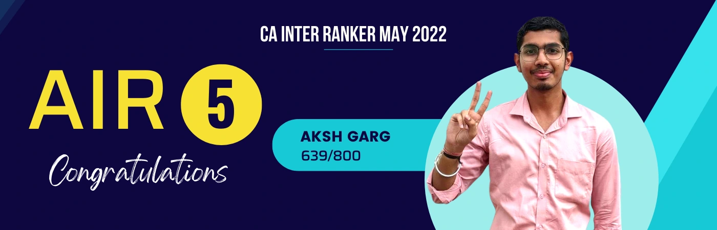 VSI Intermediate Ranker Aksh Garg
