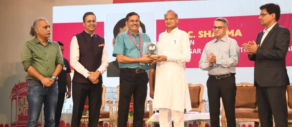 CA RC Sharma Sir Felicitated By Chief Minister Shri Ashok Gehlot