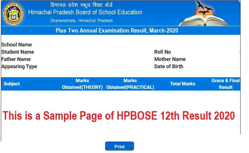 Check HP Board Class 12th Result 2024 VSI Jaipur