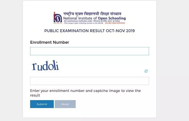 Steps to check the NIOS class 12 result 2022