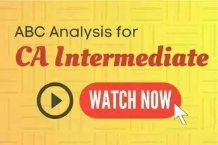 CA Intermediate ABC Analysis