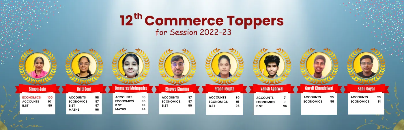 VSI 12th Commerce Toppers