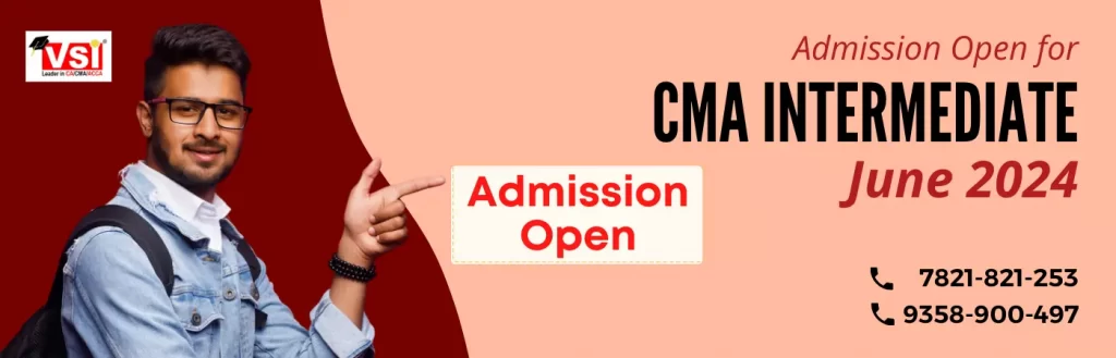CMA Intermediate Admission Open
