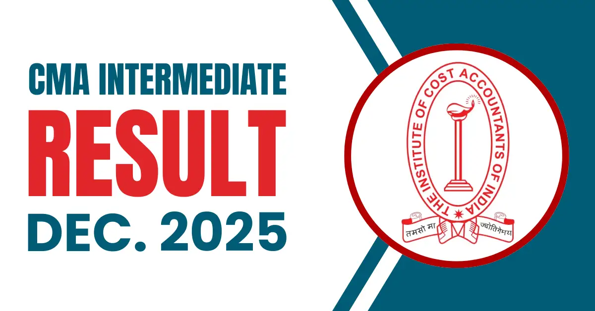 CMA Inter Result December 2025