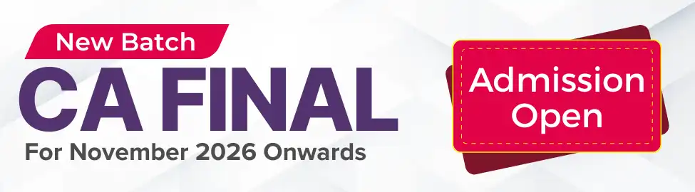 CA Final coaching classes for Nov. 2026