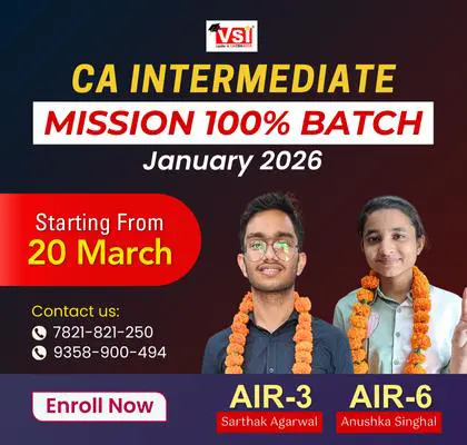 Mission 100% Batch CA Intermediate for January 2026