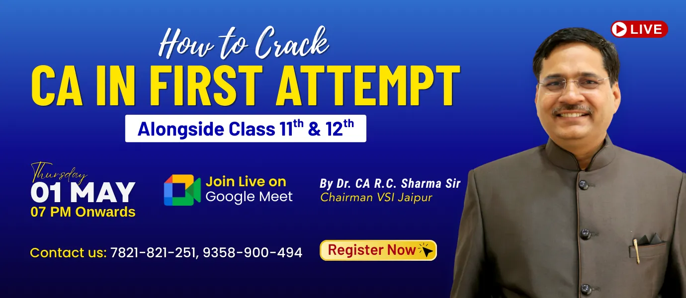 Special Webinar by Dr. CA R.C. Sharma
