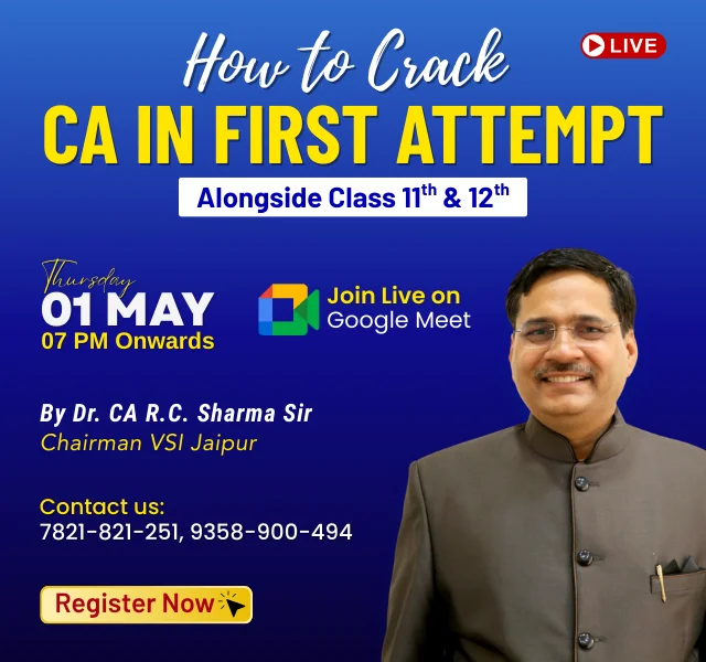 Special Webinar by Dr. CA R.C. Sharma