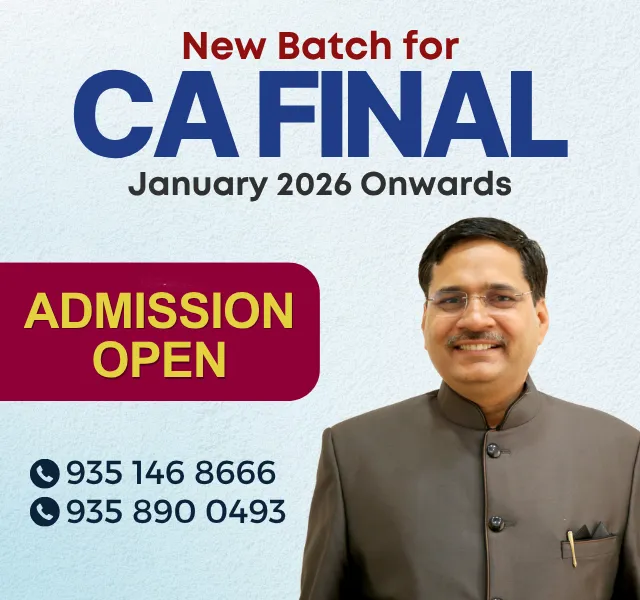 New Batch CA Final Jan 2026 Batch