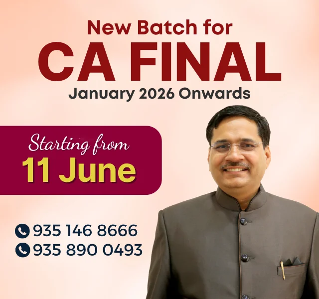 New Batch CA Final Jan 2026 Batch