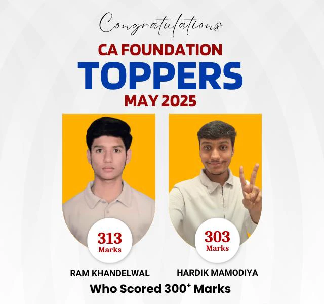 CA Foundation May 2025 Rankers