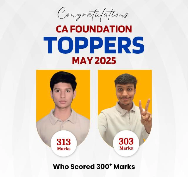 CA Foundation May 2025 Rankers