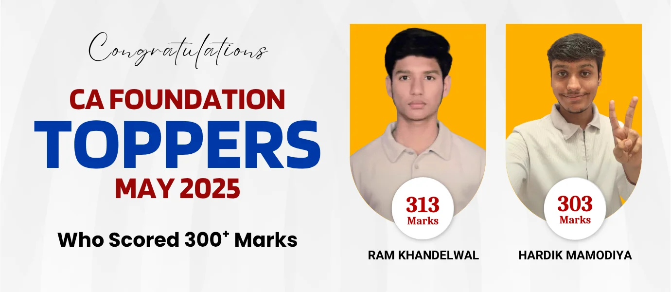 CA Foundation May 2025 Rankers