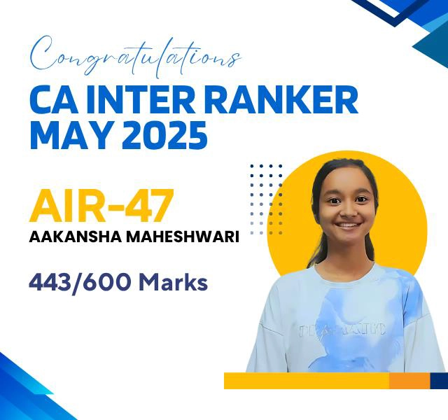 CA Inter May 2025 Ranker