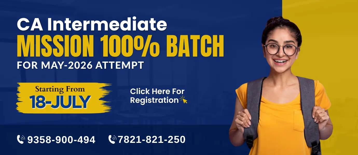 Mission 100% Batch CA Intermediate for May 2026