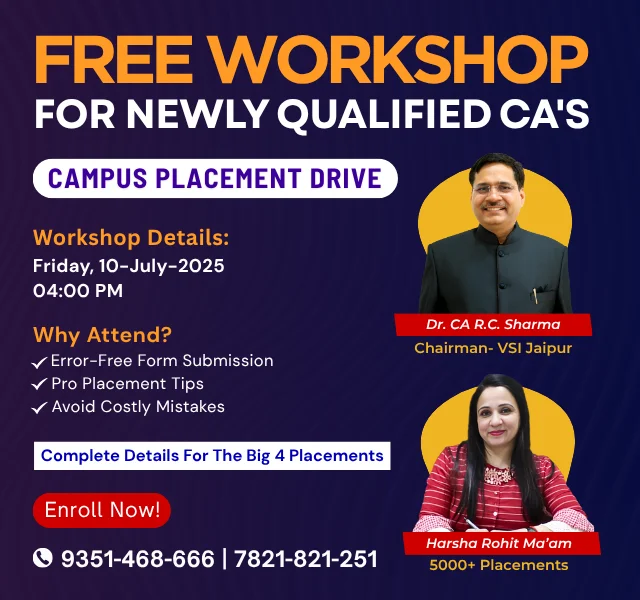 Free Workshop For Newly Qualified CA's
