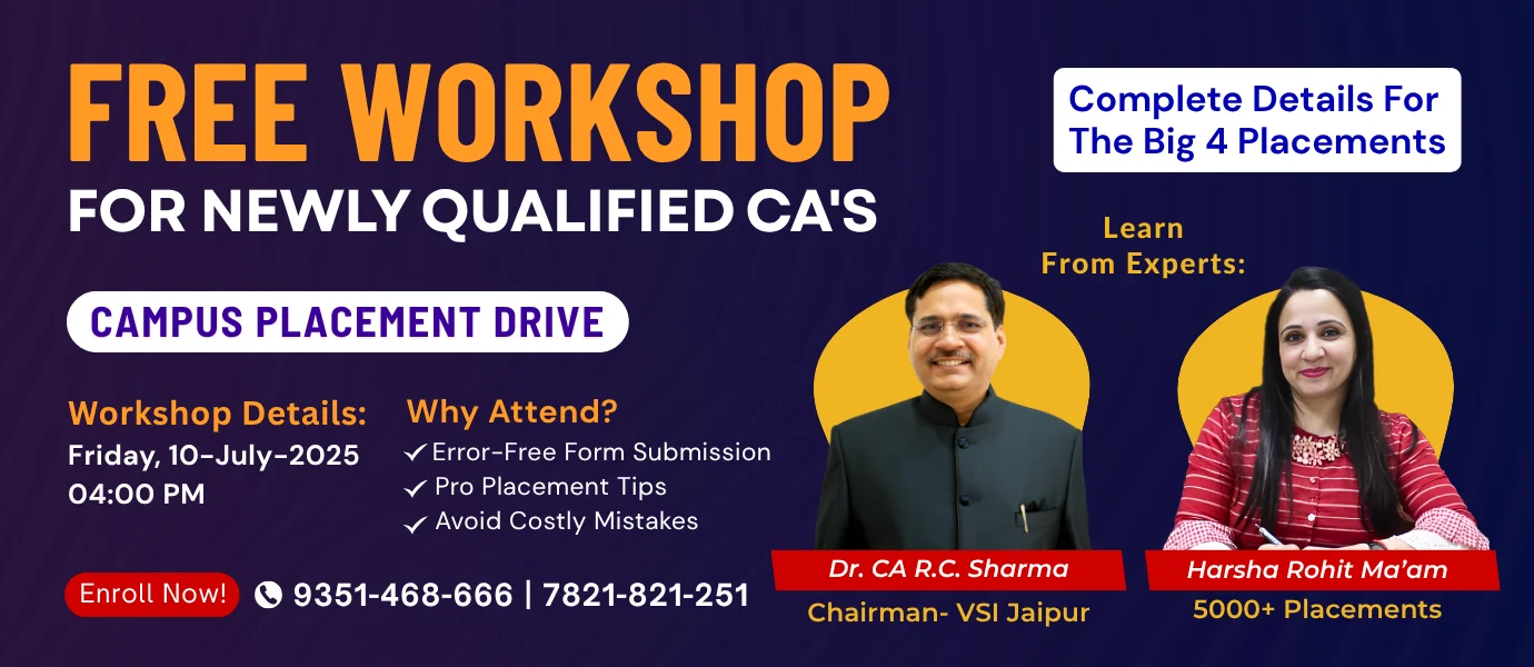 Free Workshop For Newly Qualified CA's