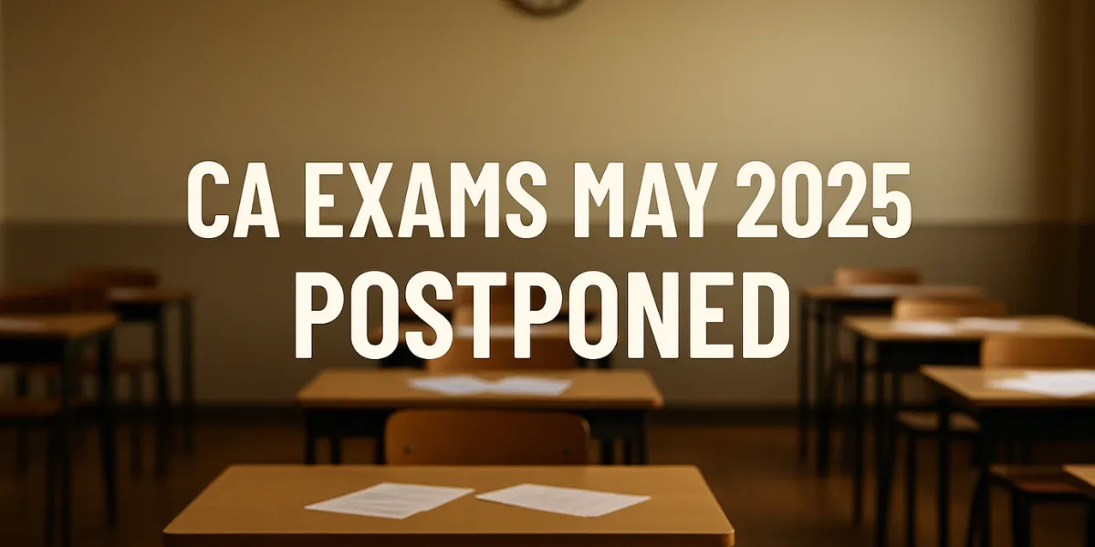 ca exam postpone