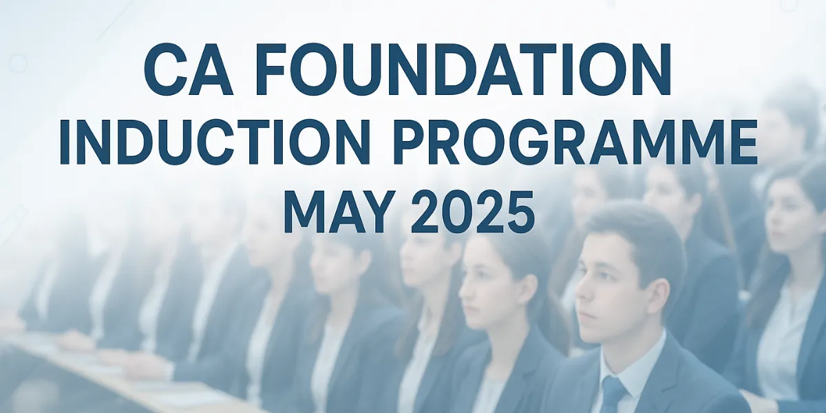 CA Foundation Induction Programme