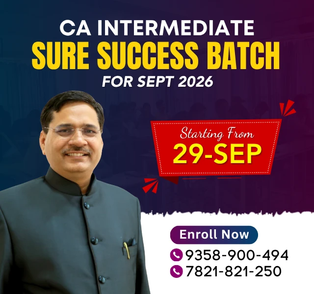 Sure Success Batch CA Intermediate for Sept 2026