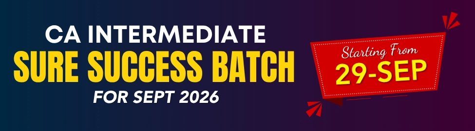 Sure Success Batch CA Intermediate for May 2026