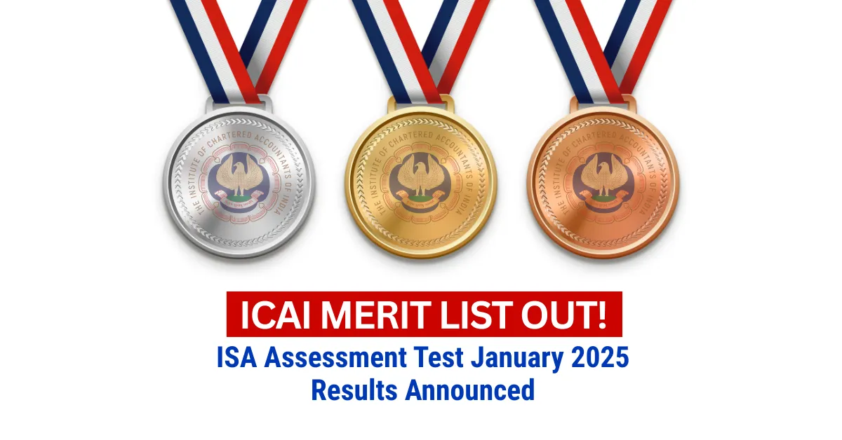 isa assessment test merit list out