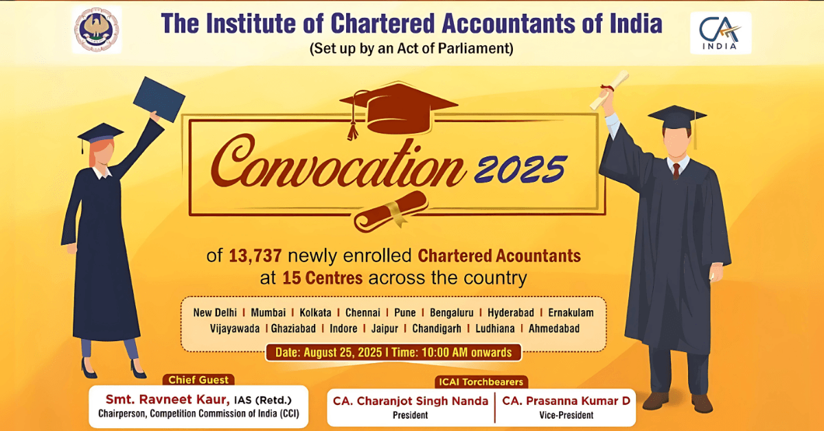 ICAI Convocation Ceremony August 2025