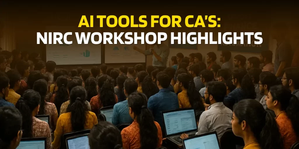 NIRC Hosts AI Tools Workshop for Chartered Accountants